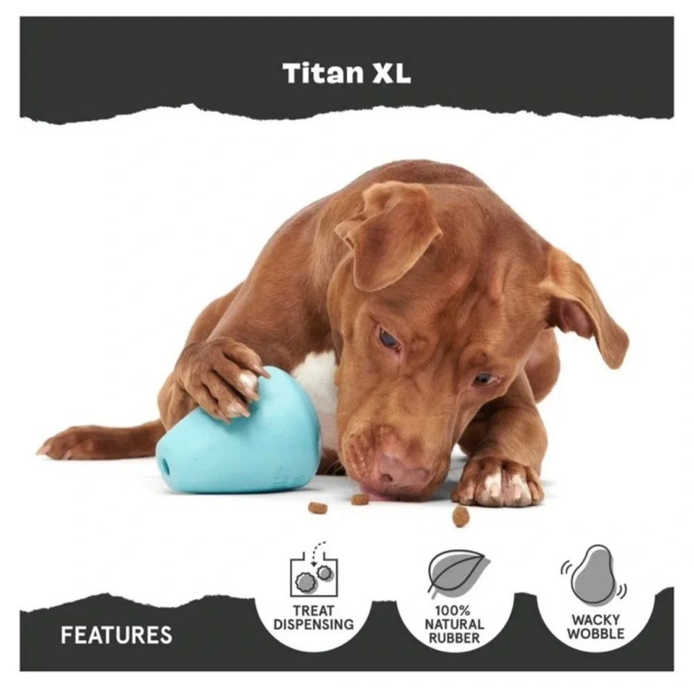 Super Chewer XL dog toy NEW treat dispensing Wacky bounce